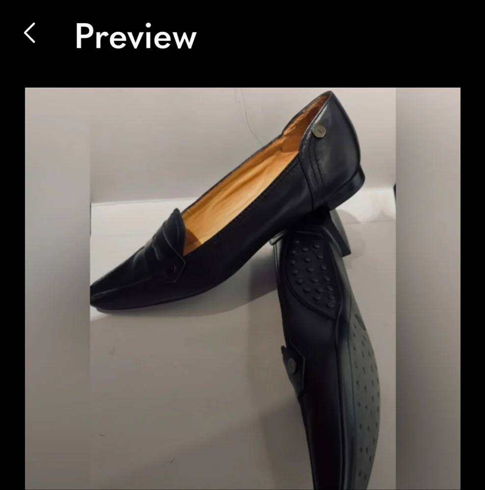 Tod's Black Leather Loafers Sleek Design - Picture 5 of 6